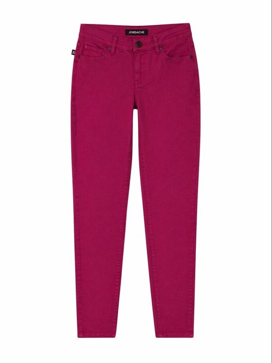 Rock & Republic Pants - ROCK & REPUBLIC Dark Pink / Wine Colored Pants